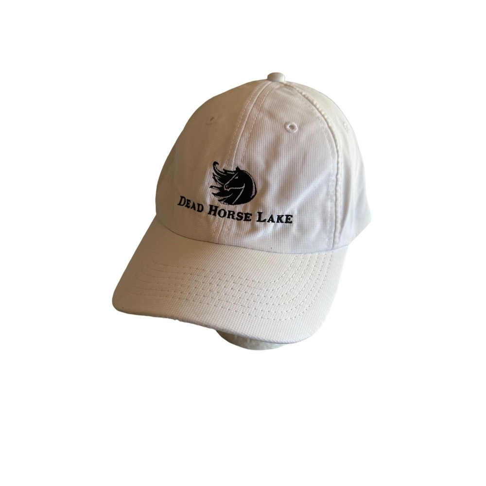 Dead‎ Horse Lake Tennessee White Black Golf Cap Hat Adjustable